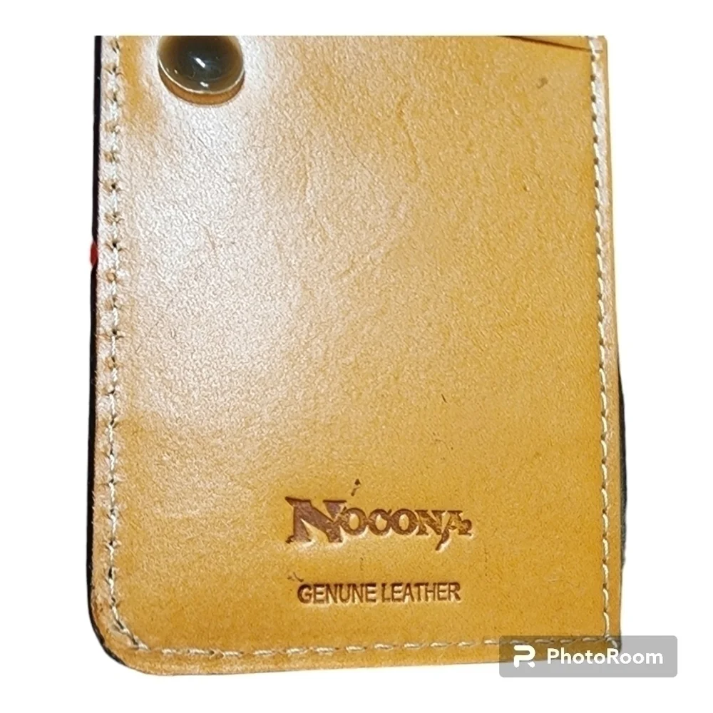 Nocona Slim Fit Leather Cell Phone Wallet Case Fits Galaxy S4 0684448 Brown